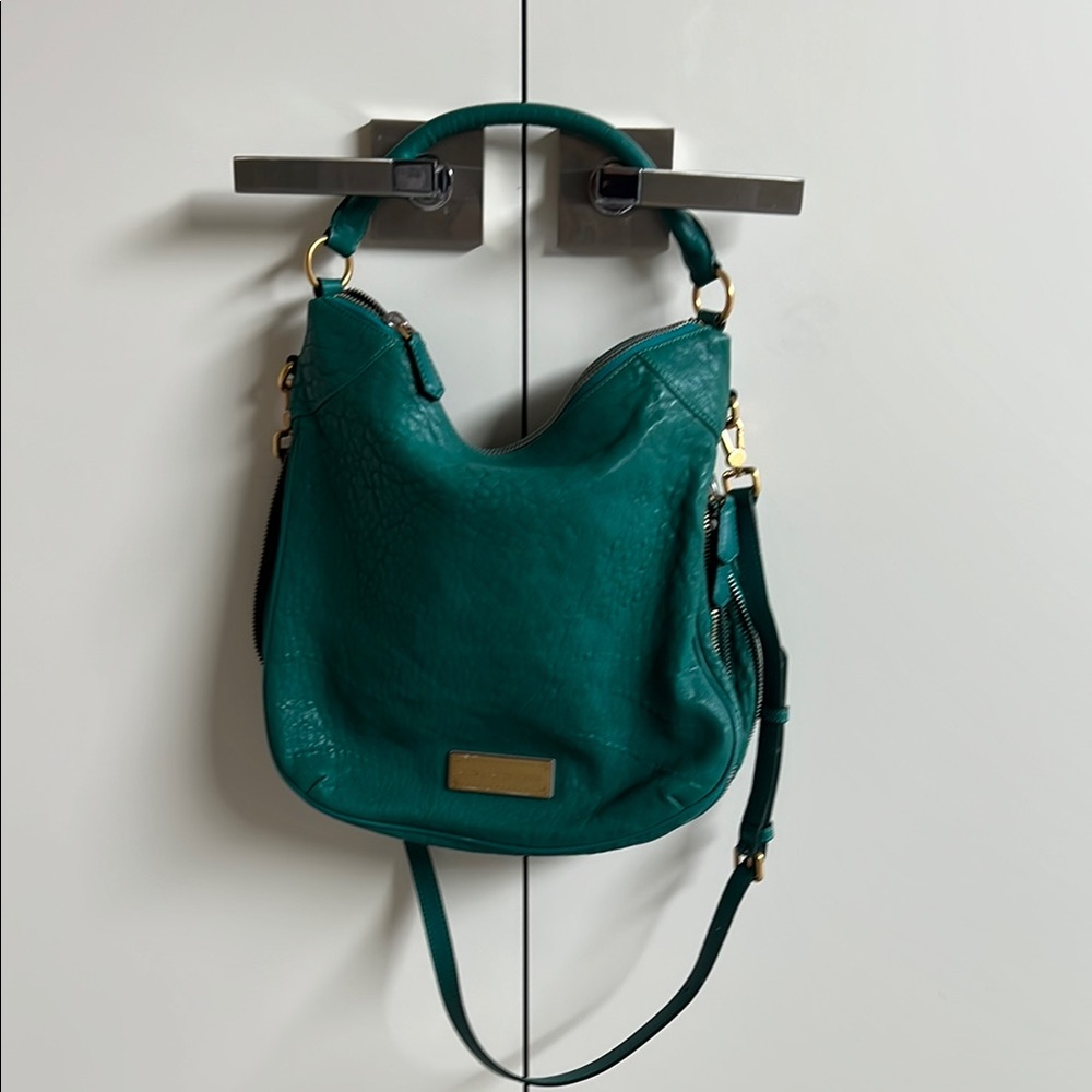 Green Leather Hobo Bag
